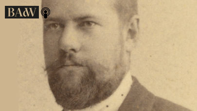Portrait des jungen Max Weber
