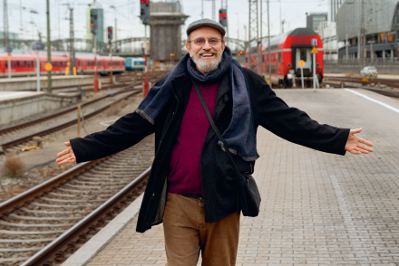 Anthony Rowley am Münchner Hauptbahnhof